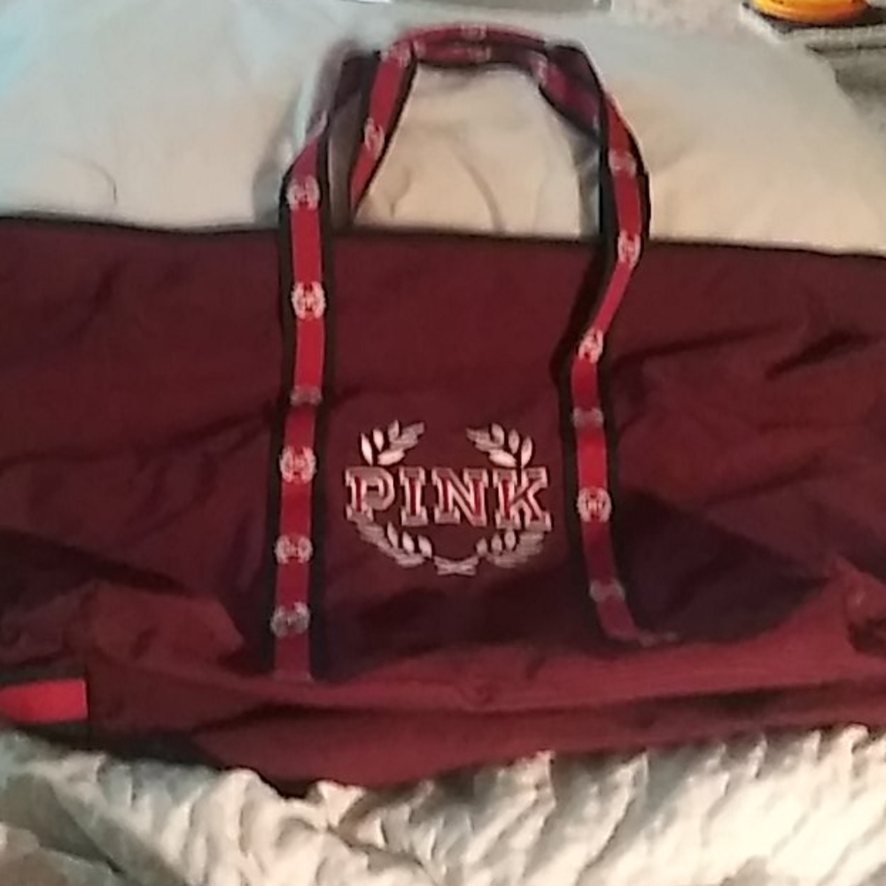 Pink victoria secret tote bag